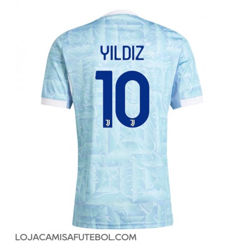 Camisa de Futebol Juventus Kenan Yildiz #10 Equipamento Secundário 2025-26 Manga Curta